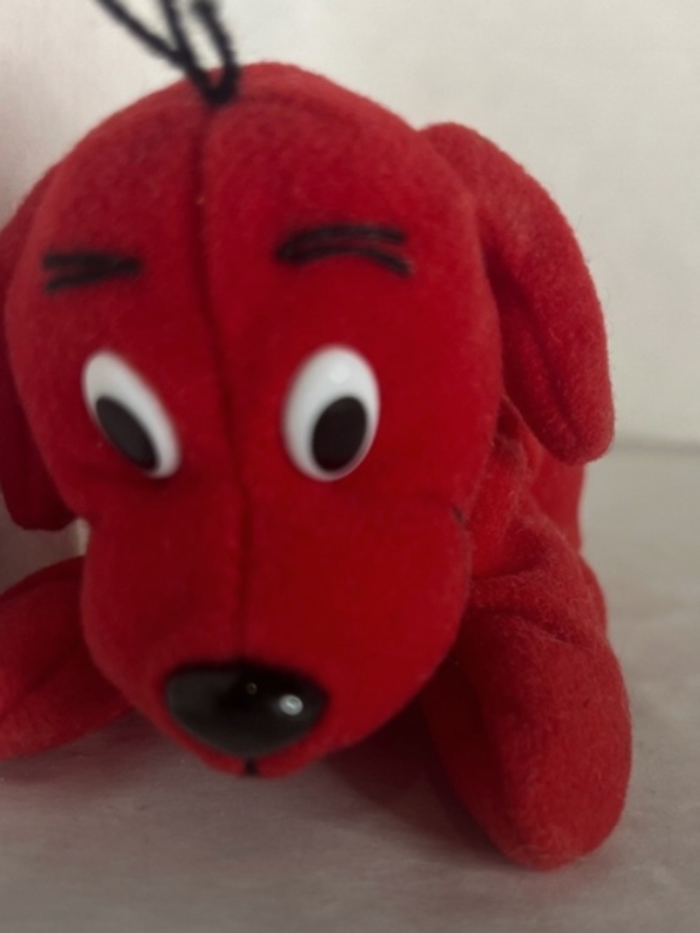 Scholastic Clifford The Big Red Dog 2003 Wendy'sStuffed Mini Bean Bag Plush 5 in